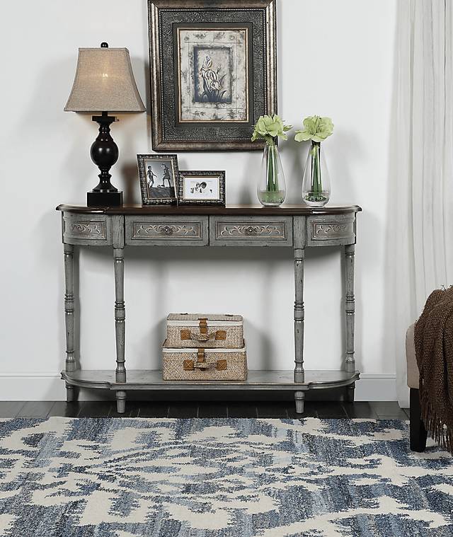 Stekoia Gray Sofa Table - Thumbnail - Image 4