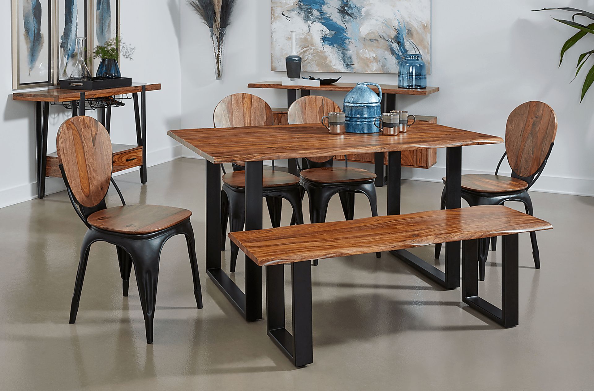 Stelanne Brown Accent Bench - Image 4