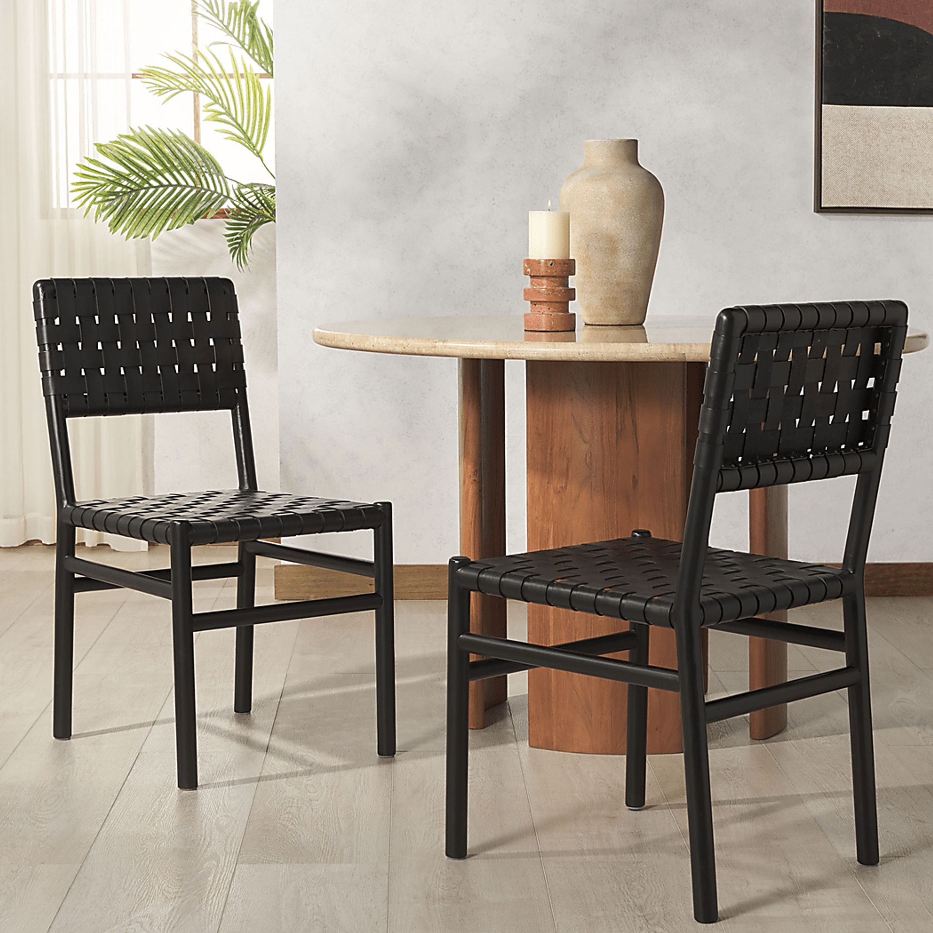 Stelbury Black Side Chairs, Set of 2 - Image 3