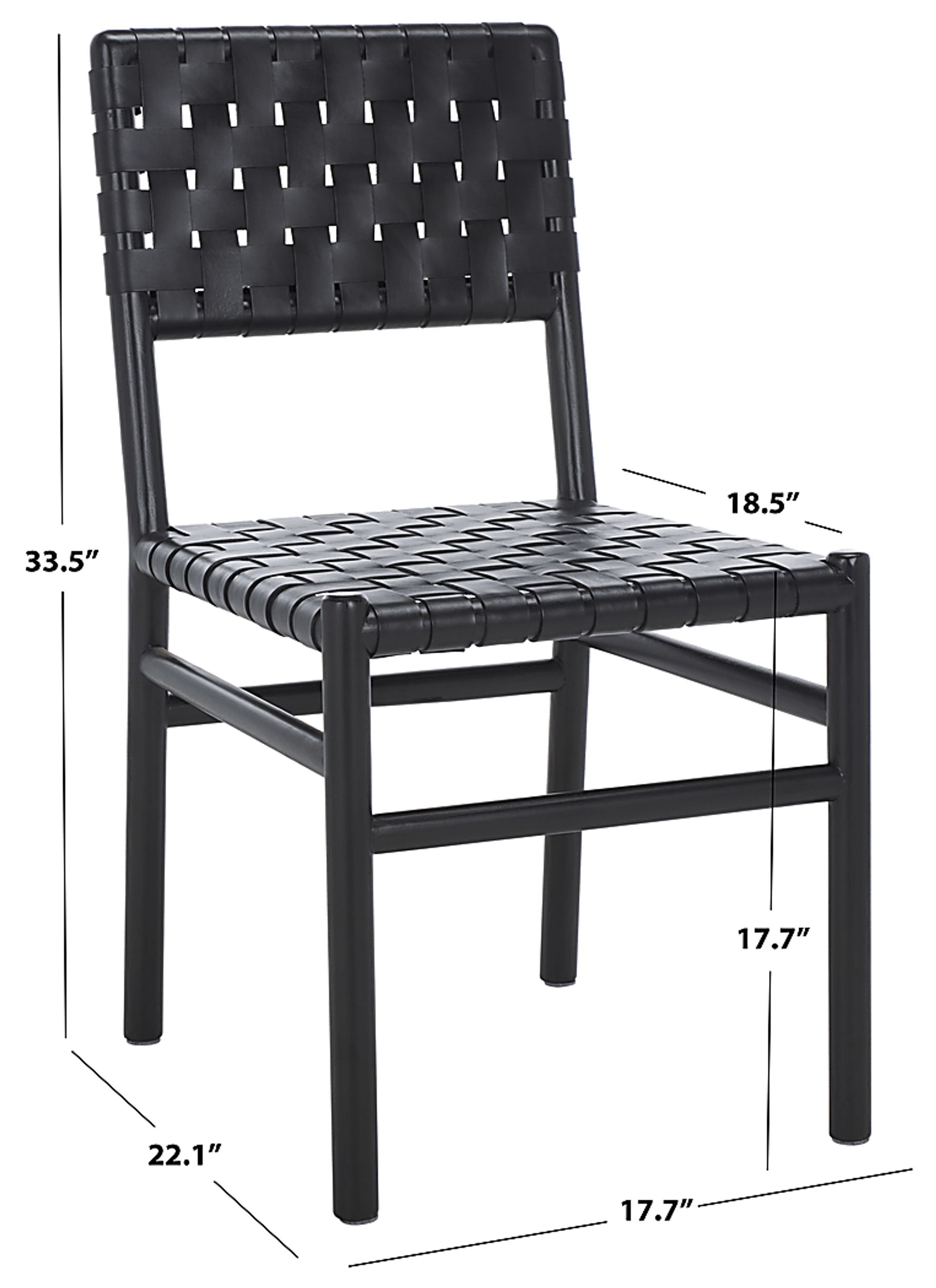 Stelbury Black Side Chairs, Set of 2 - Image 6