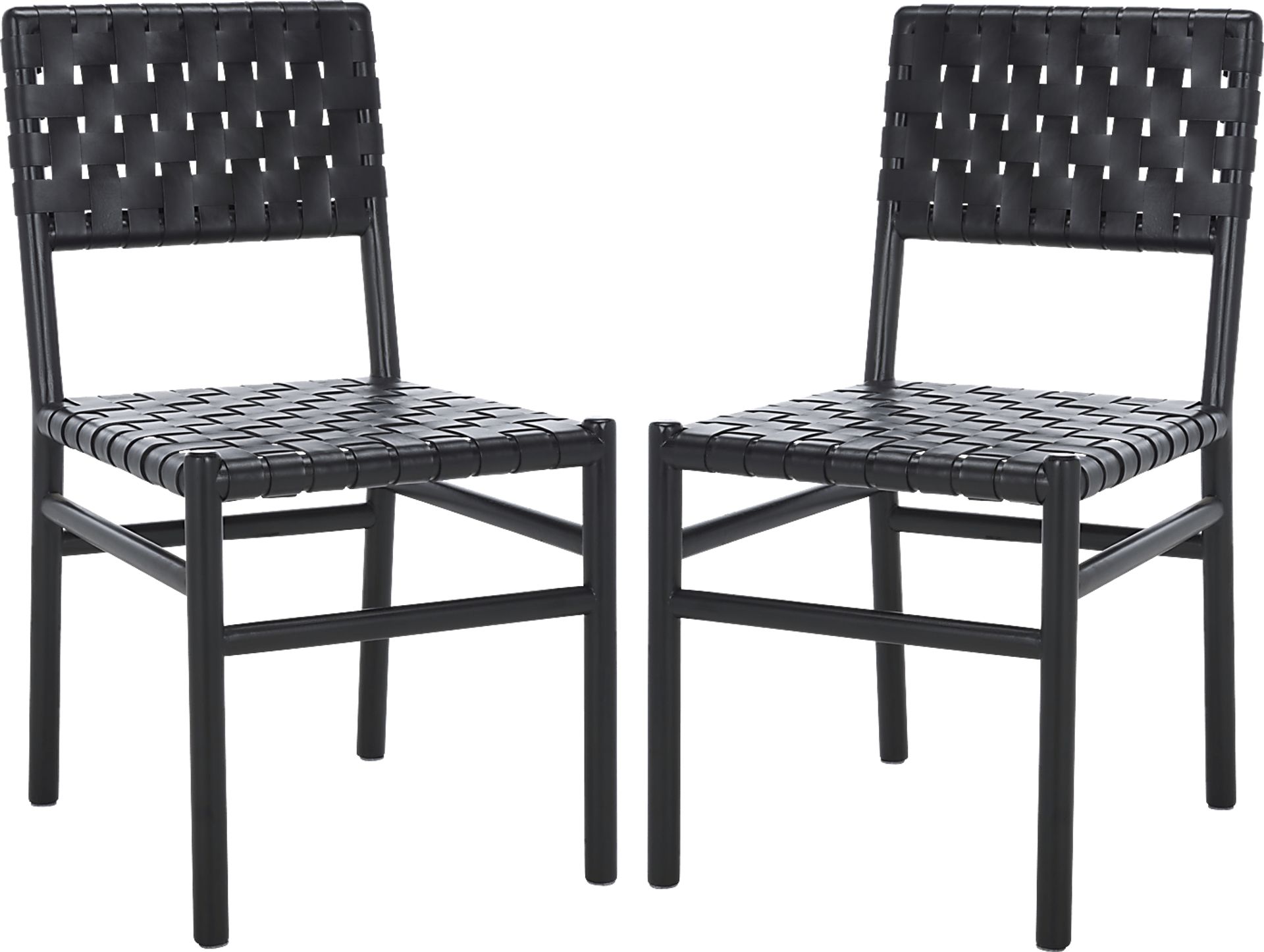 Stelbury Black Side Chairs, Set of 2 - Image 1