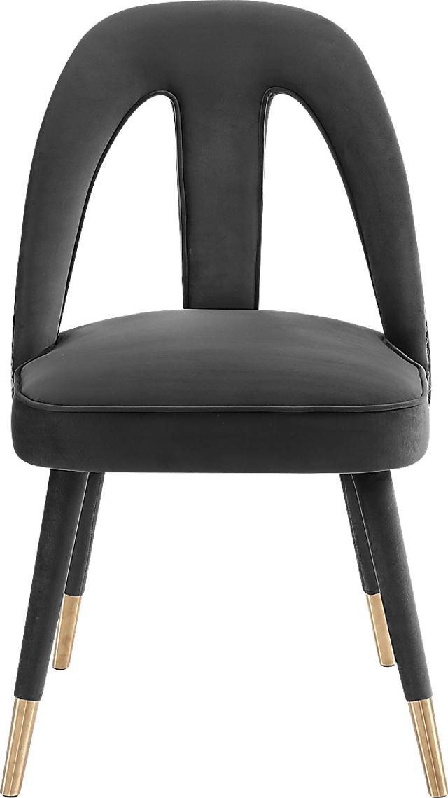Stella Ann Dark Gray Dining Chair - Thumbnail - Image 2