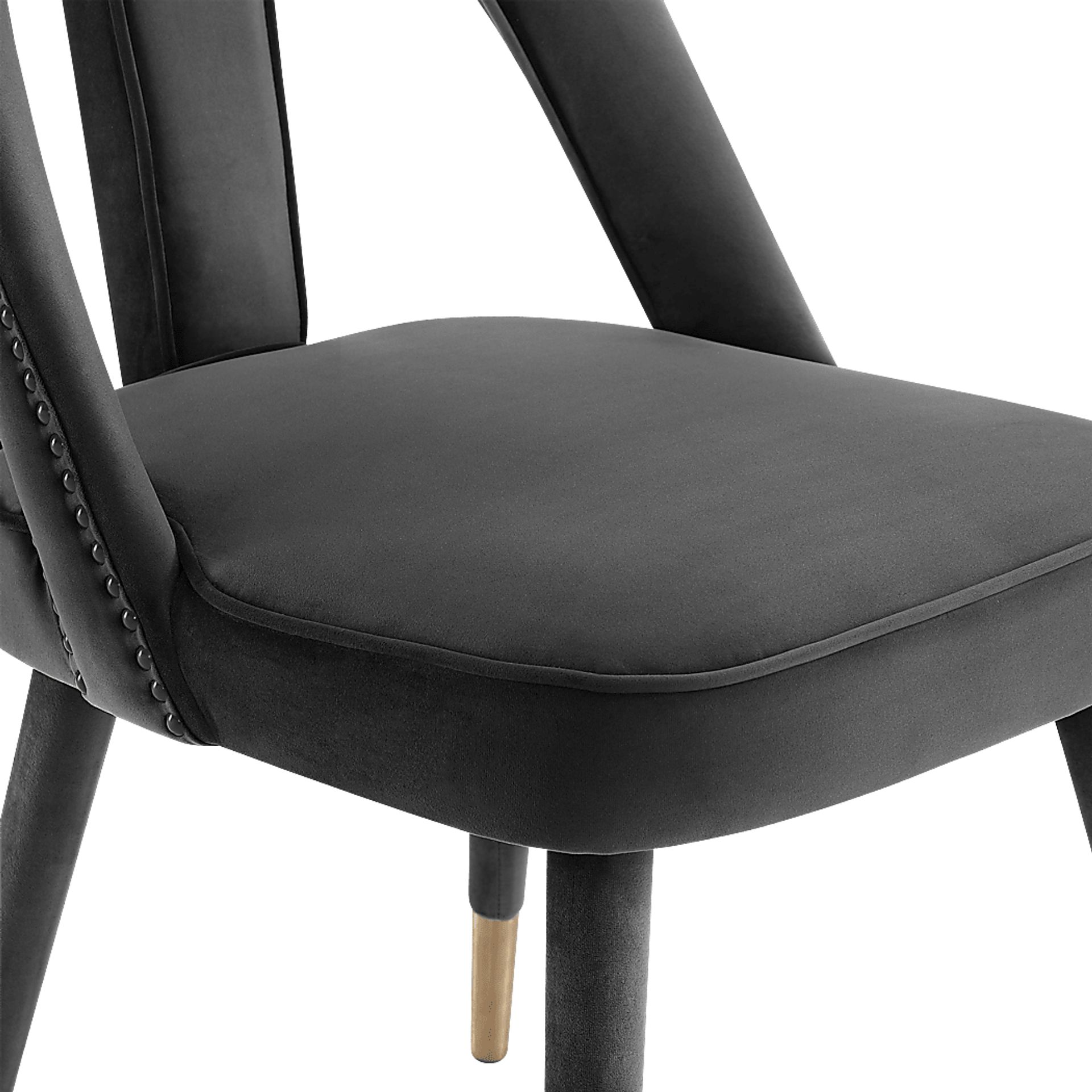 Stella Ann Dark Gray Dining Chair - Image 4