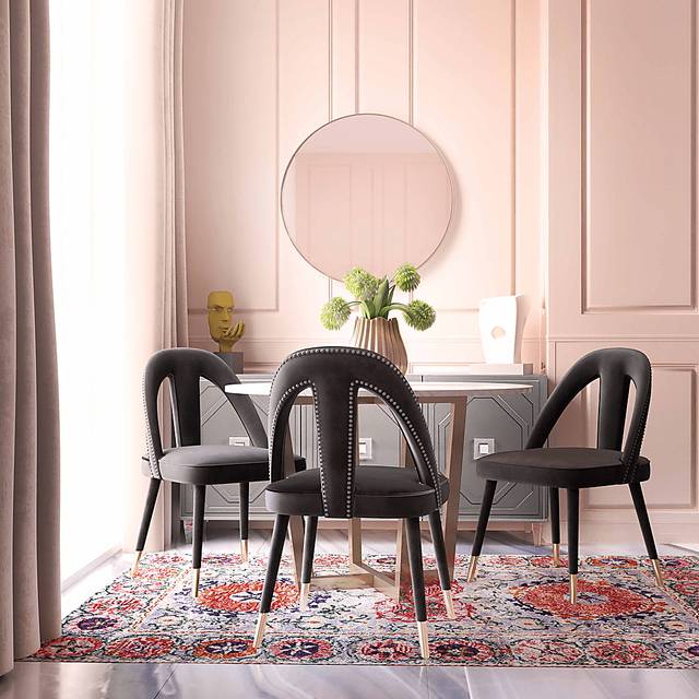 Stella Ann Dark Gray Dining Chair - Thumbnail - Image 5
