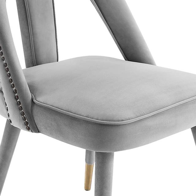 Stella Ann Gray Dining Chair - Thumbnail - Image 4