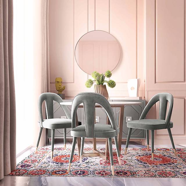 Stella Ann Gray Dining Chair - Thumbnail - Image 5