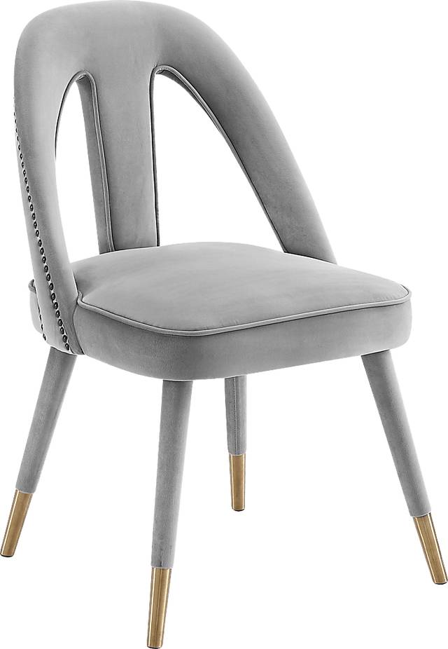 Stella Ann Gray Dining Chair - Thumbnail - Image 1
