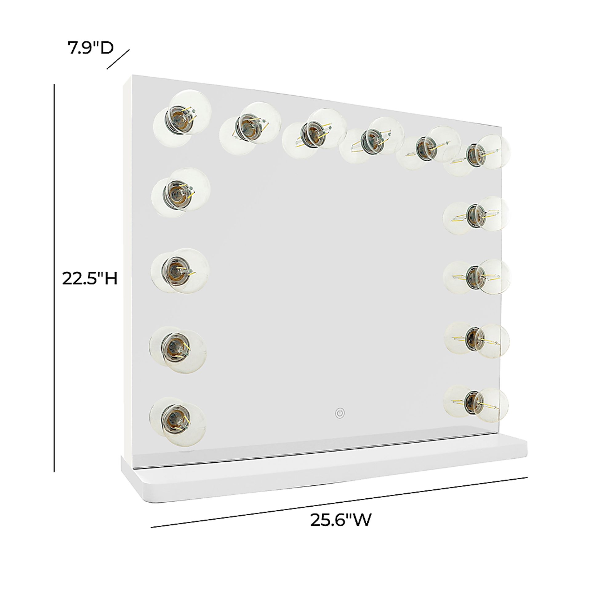 Stella Dell White Vanity Mirror - Image 13