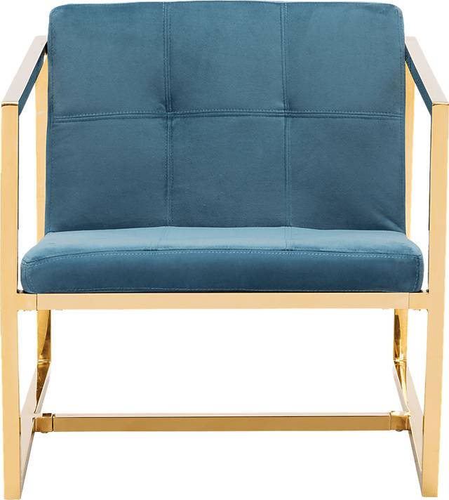 Stellary Blue Accent Chair - Thumbnail - Image 3