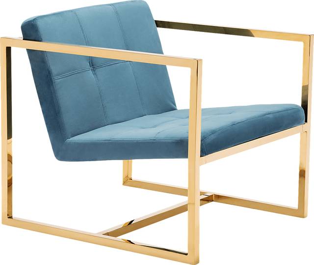 Stellary Blue Accent Chair - Thumbnail - Image 1