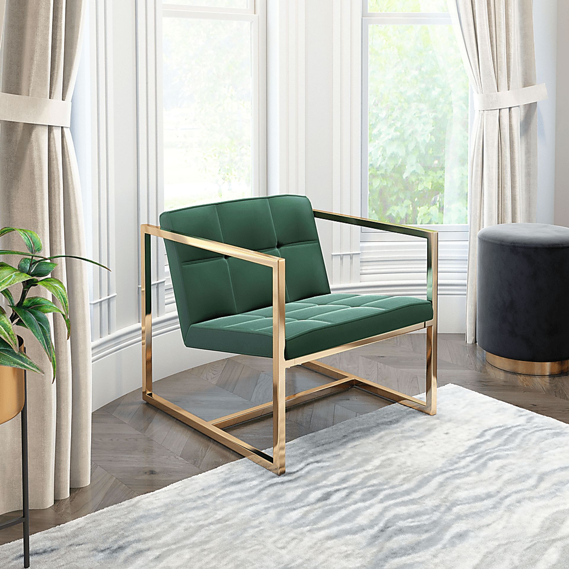 Stellary Green Accent Chair - Image 5