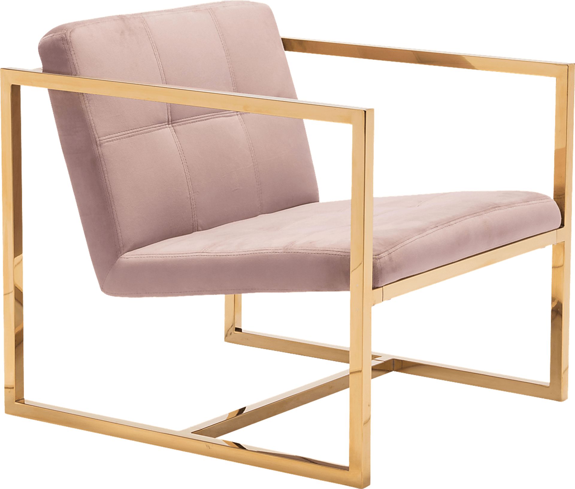 Stellary Pink Accent Chair - Image 1