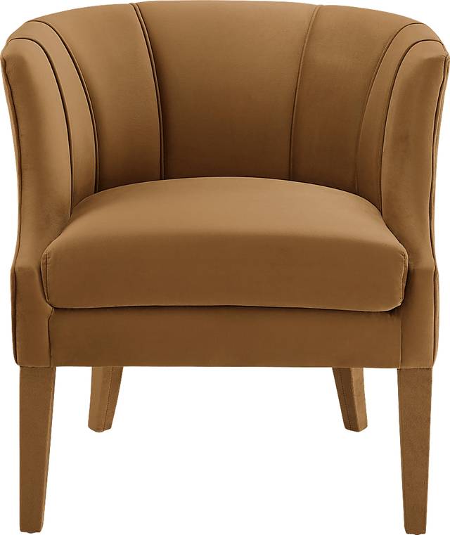 Stellera Cognac Accent Chair - Thumbnail - Image 2