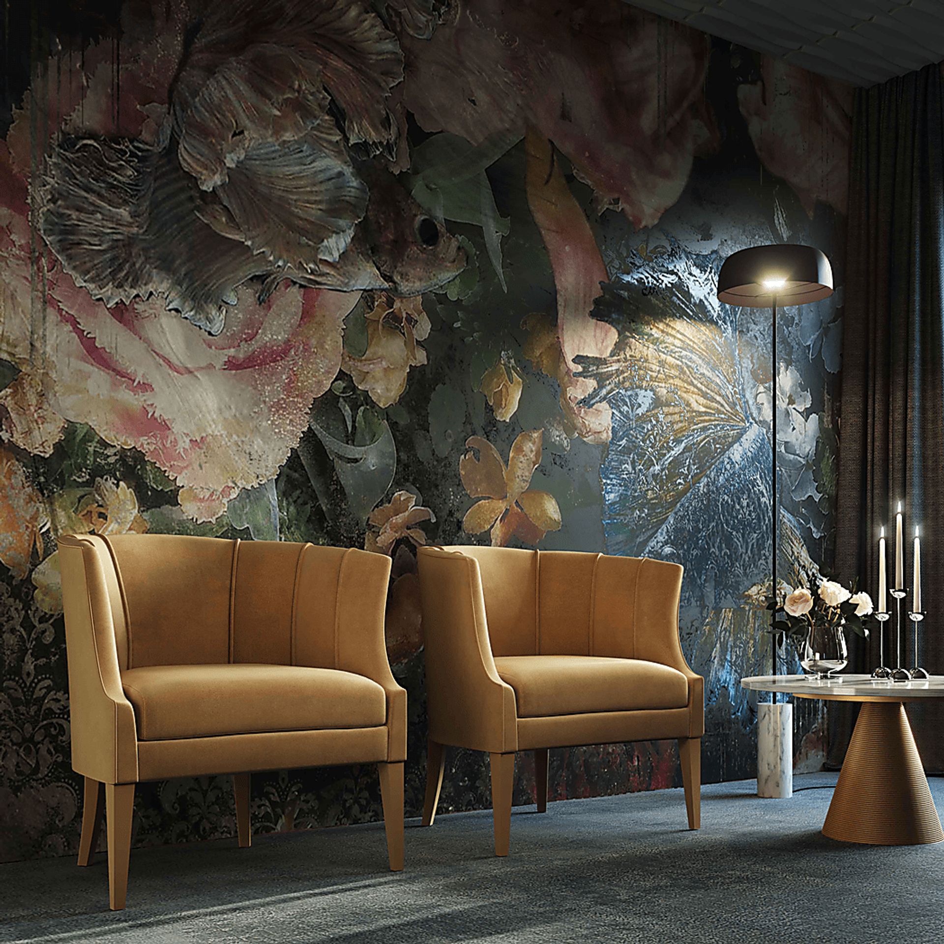 Stellera Cognac Accent Chair - Image 5