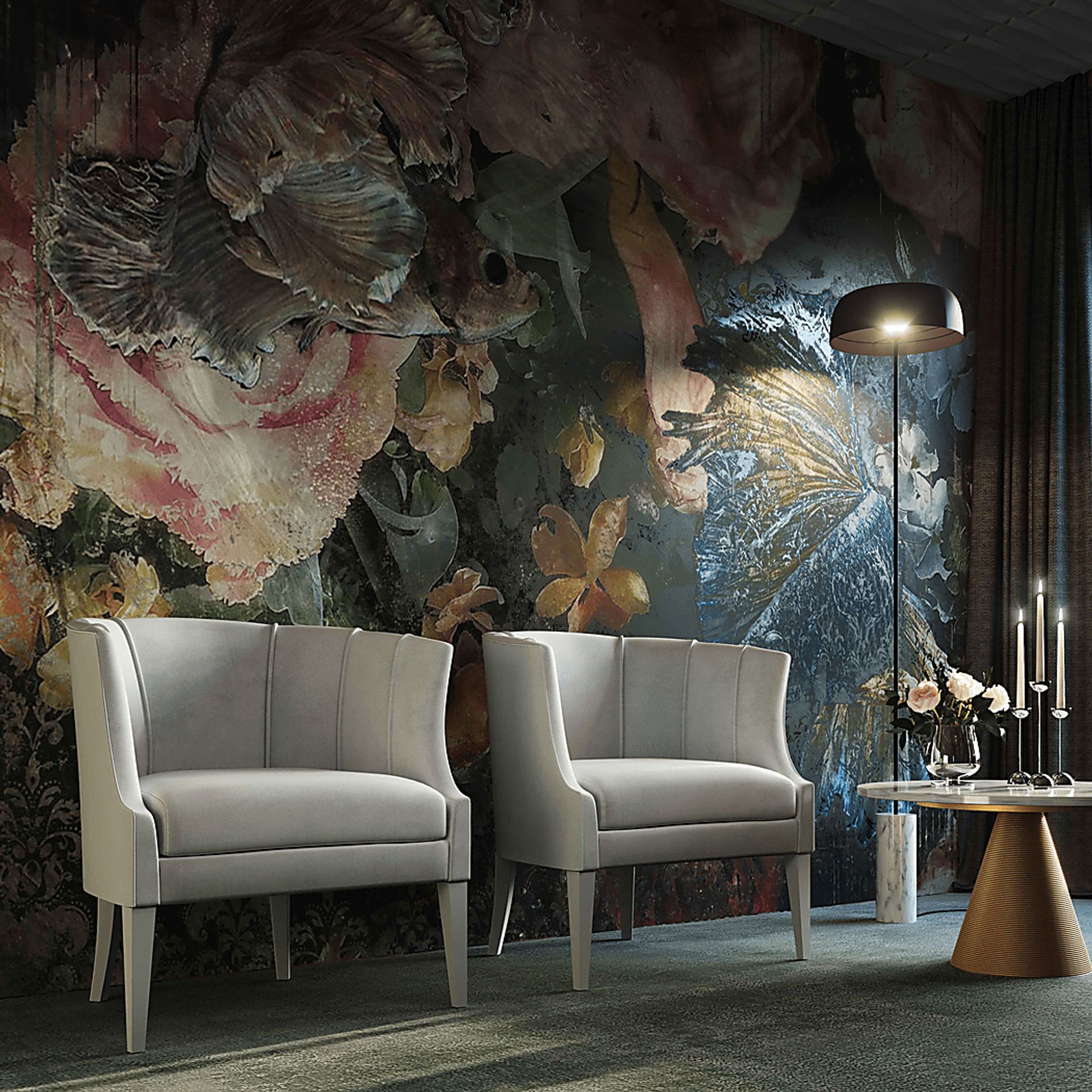 Stellera Gray Accent Chair - Image 5