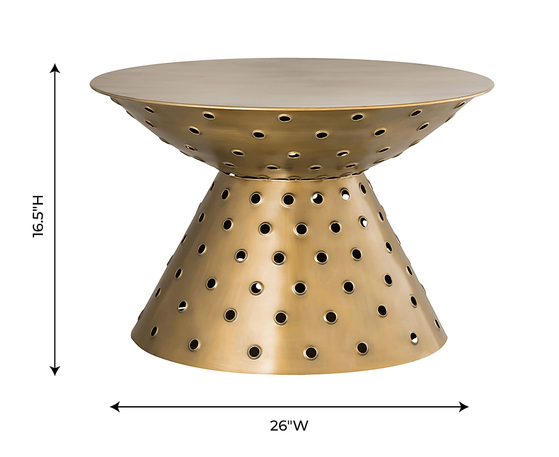 Stellin Brass Cocktail Table - Image 8