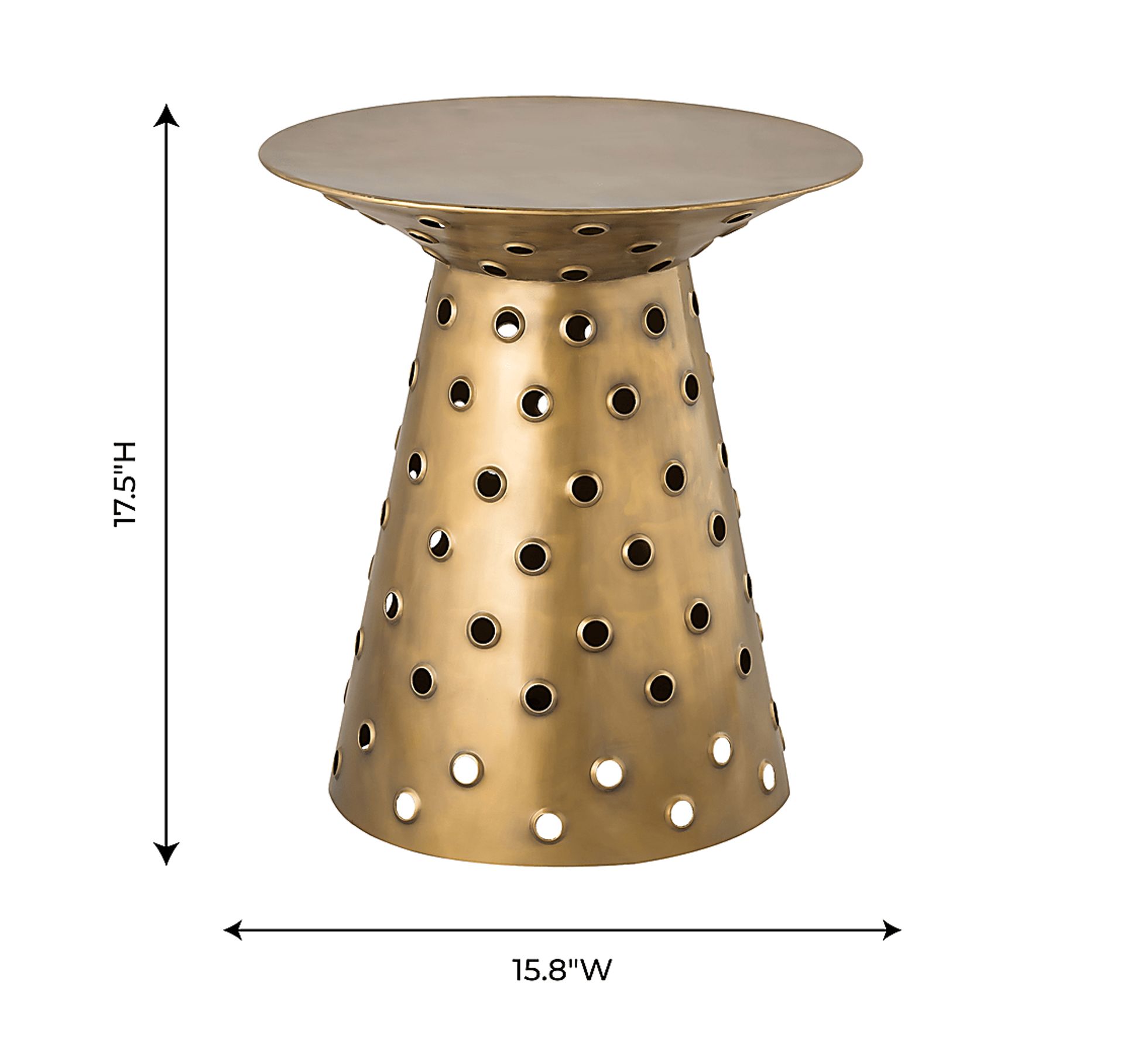 Stellin Brass End Table - Image 7