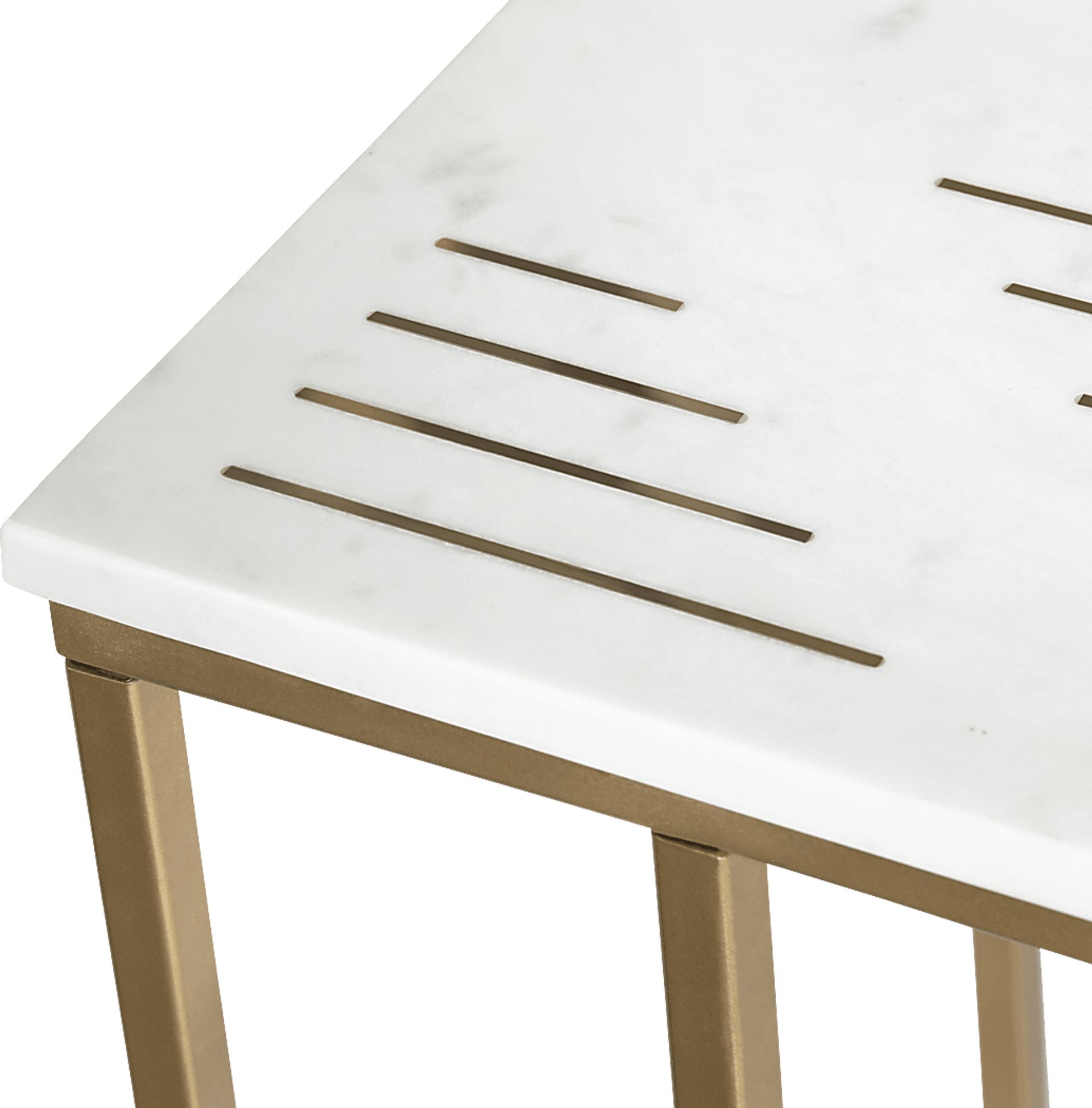 Stellmacher White End Table - Image 4