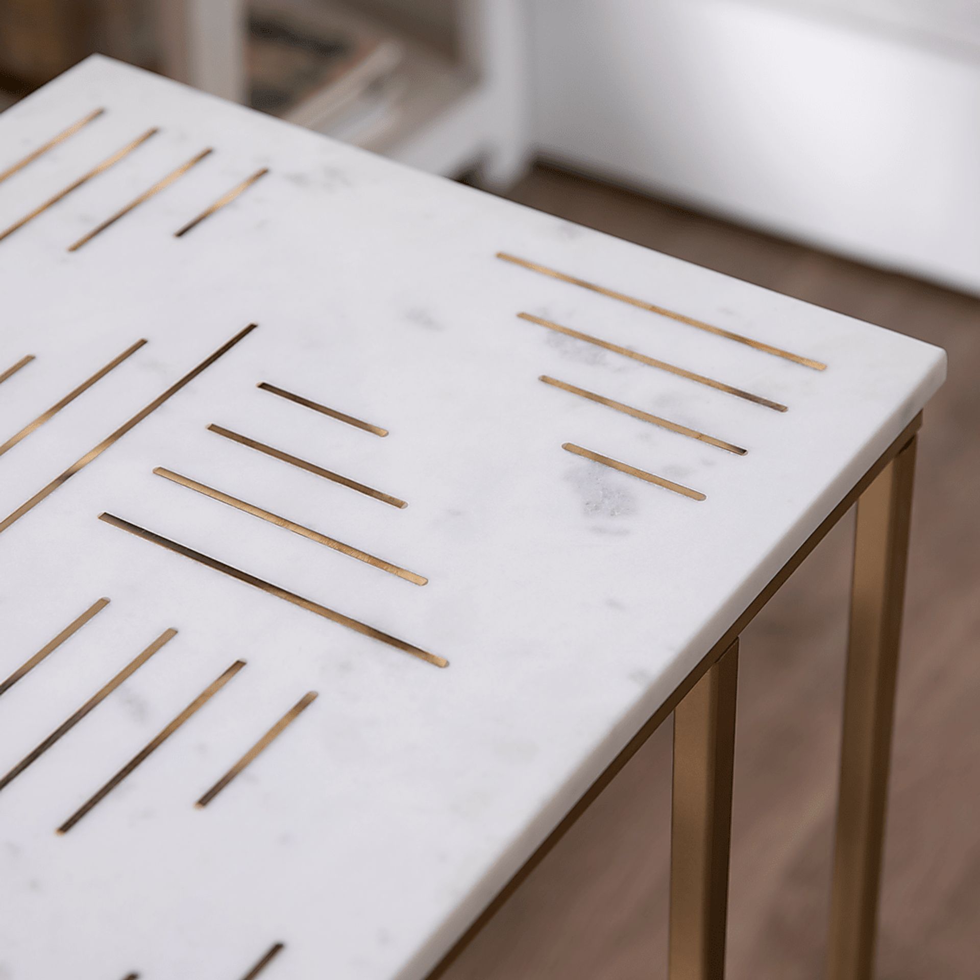 Stellmacher White End Table - Image 5