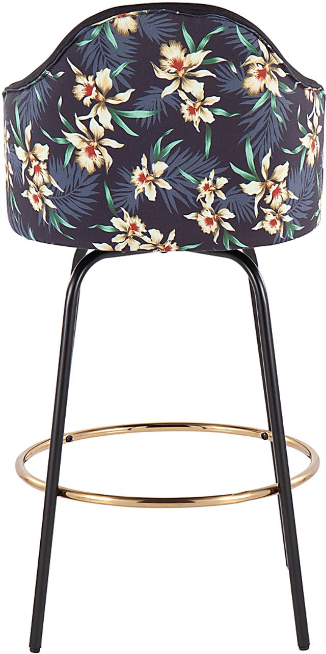 Stelnara I Black Counter Height Stool, Set of 2 - Thumbnail - Image 5