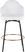 Stelnara I White Counter Height Stool, Set of 2