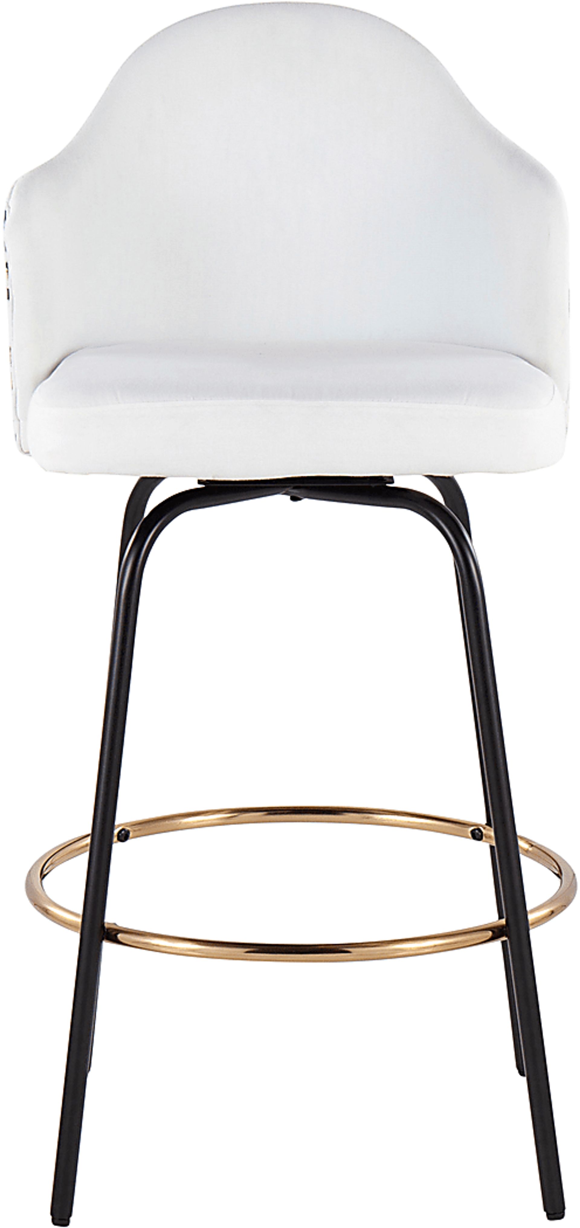 Stelnara I White Counter Height Stool, Set of 2 - Image 6