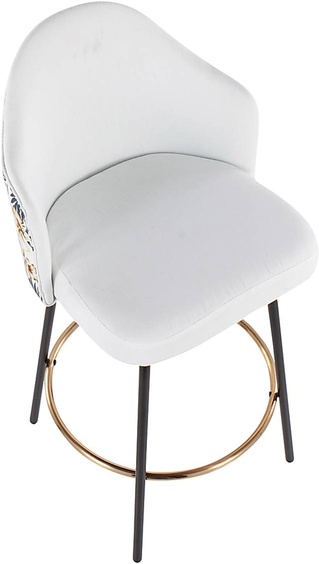 Stelnara I White Counter Height Stool, Set of 2 - Thumbnail - Image 7