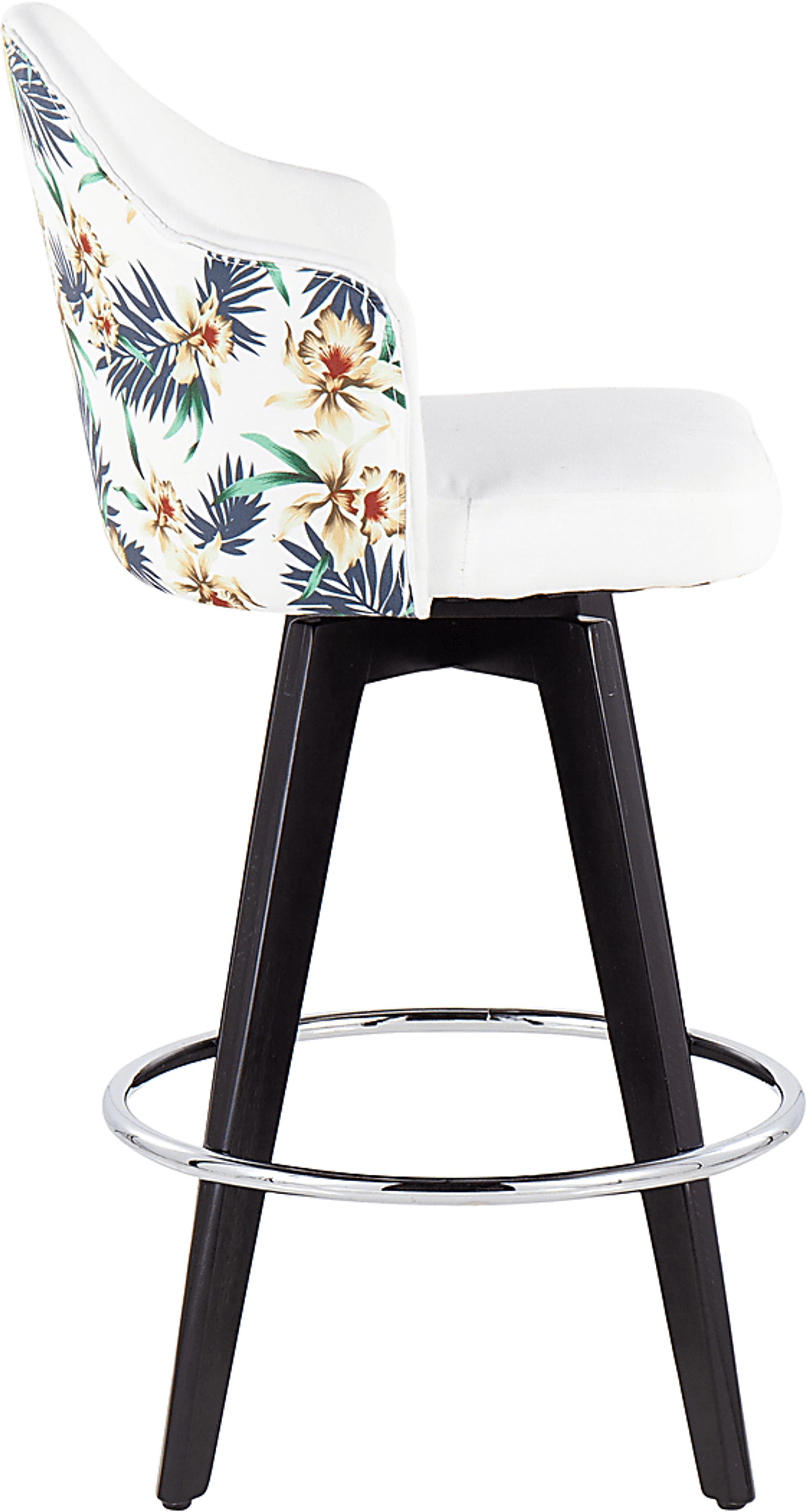 Stelnara III White Counter Height Stool, Set of 2 - Image 3