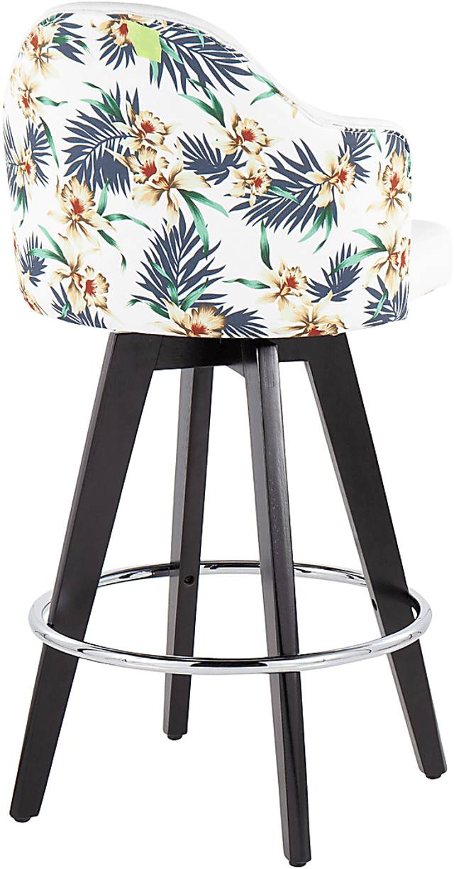 Stelnara III White Counter Height Stool, Set of 2 - Thumbnail - Image 4