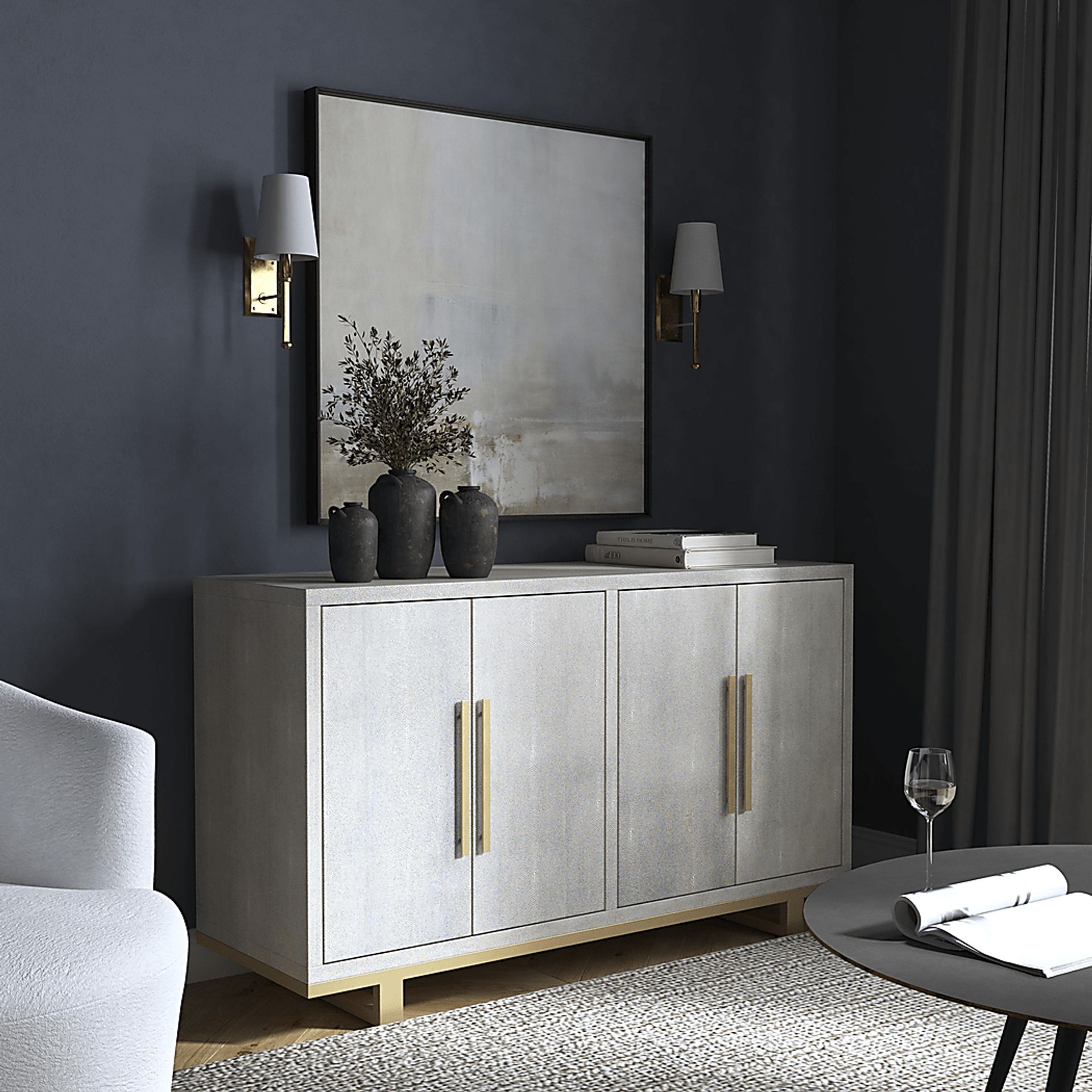 Stelore Gray Sideboard - Image 8
