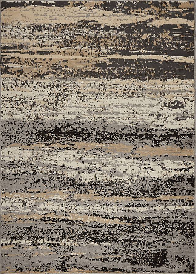 Stelosan Brown 5'2 x 7'2 Rug - Thumbnail - Image 1