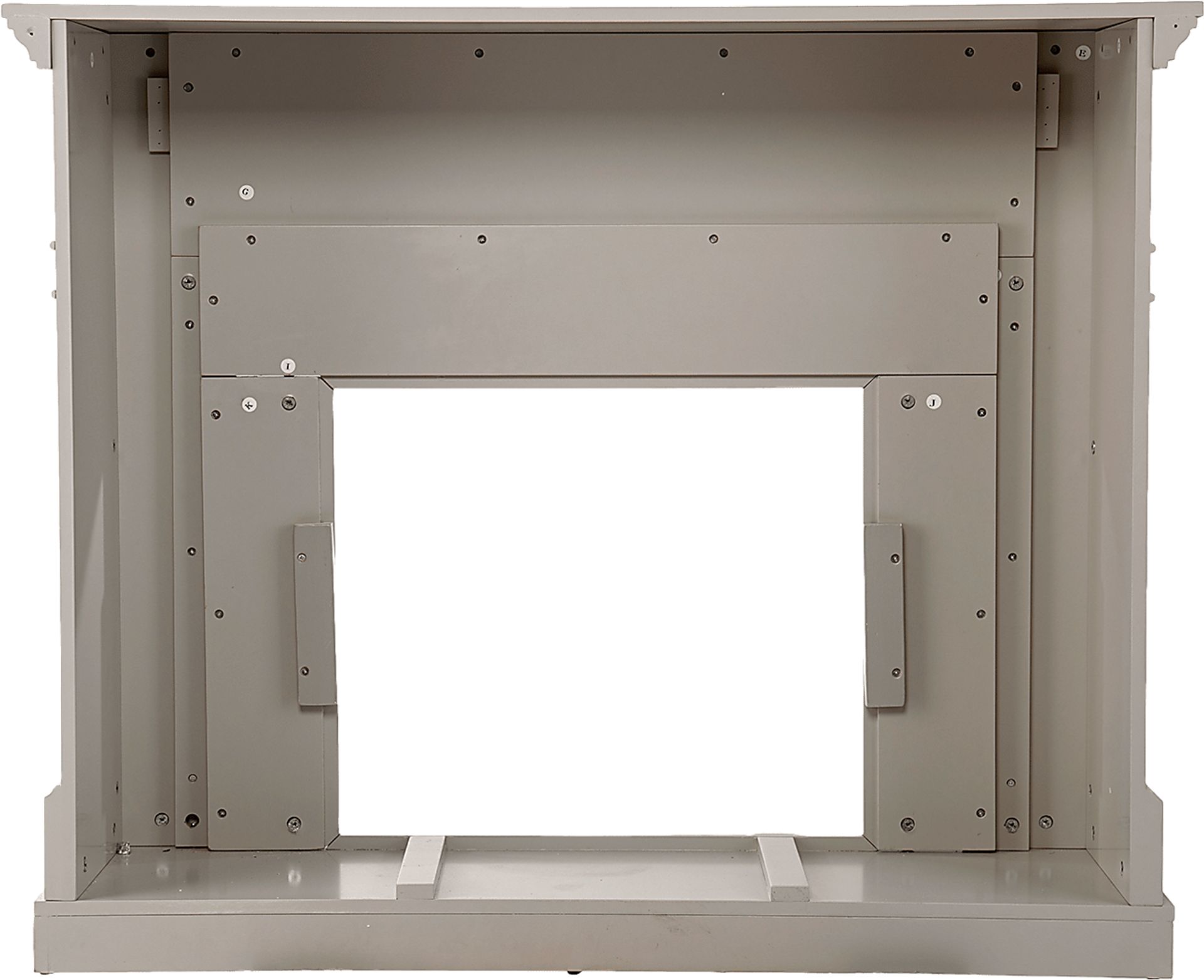 Stembridge III Gray 48 in. Console With Smart Electric Fireplace - Image 2