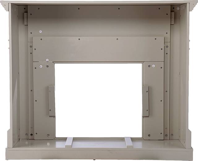 Stembridge IV Gray 48 in. Console With Touch Panel Electric Fireplace - Thumbnail - Image 2
