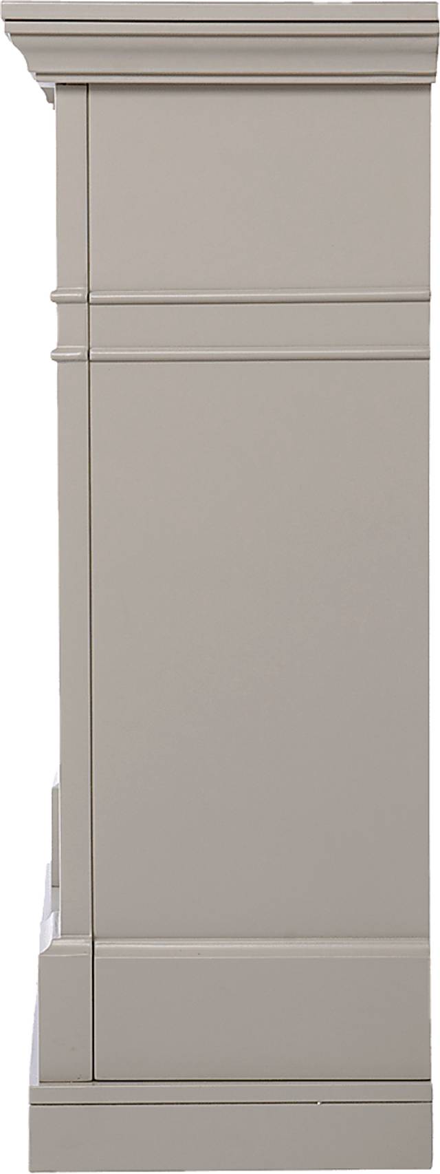 Stembridge IV Gray 48 in. Console With Touch Panel Electric Fireplace - Thumbnail - Image 4