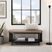 Stempley Black Accent Bench