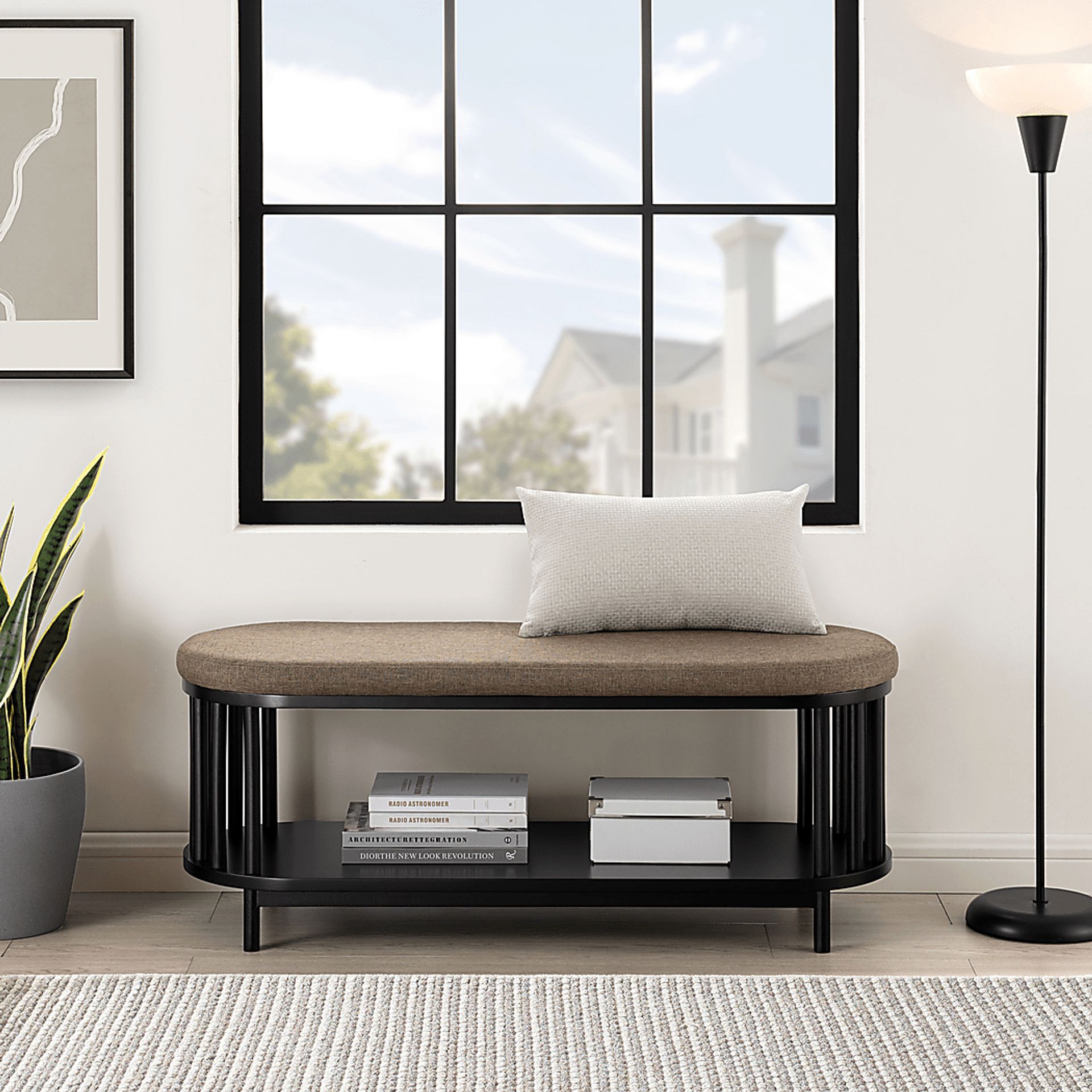 Stempley Black Accent Bench - Image 5