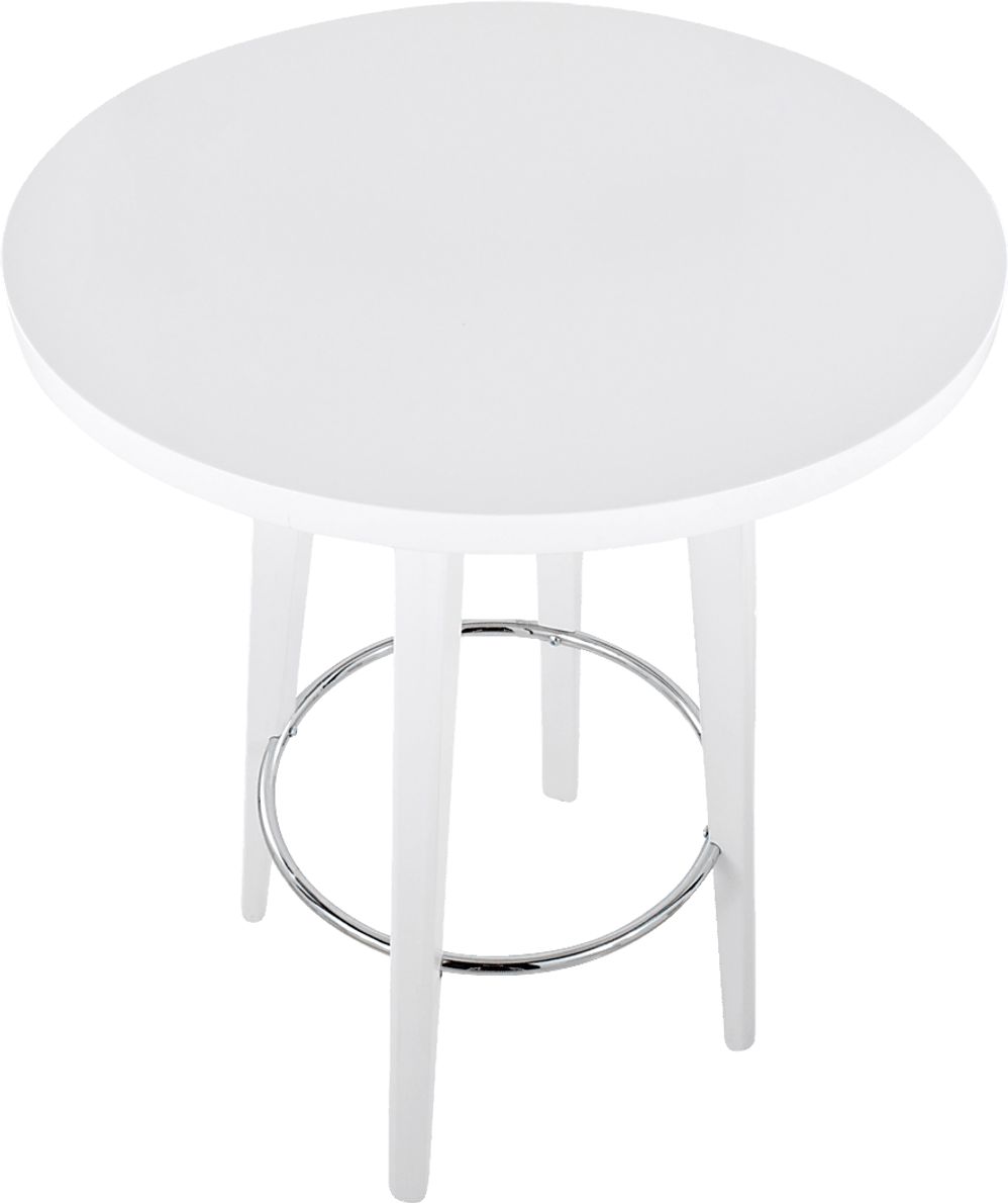 Stenele White Counter Height Table