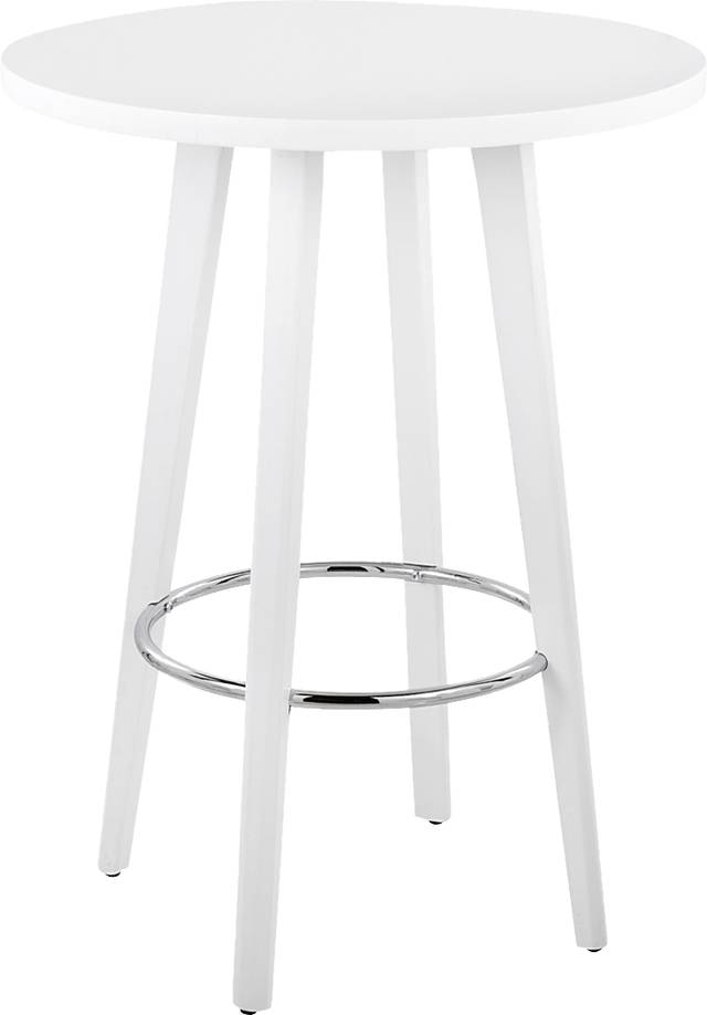 Stenele White Counter Height Table - Thumbnail - Image 1