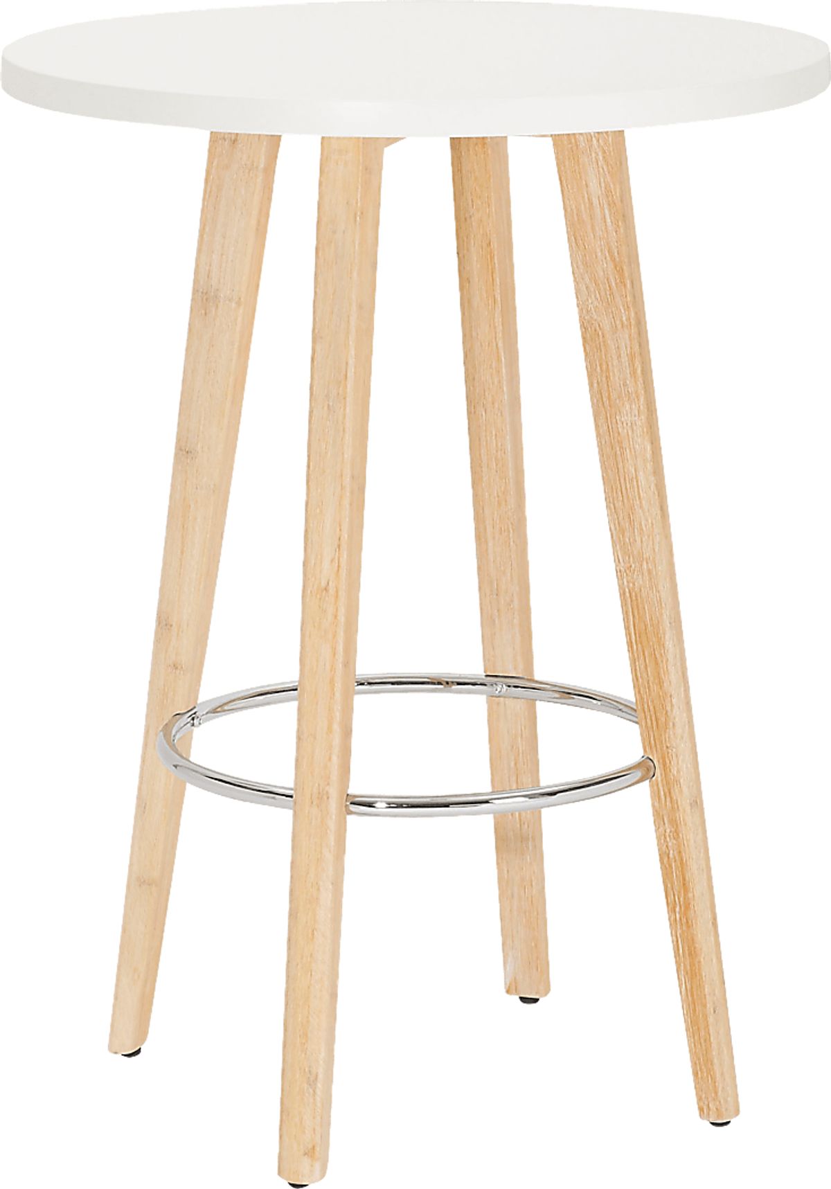 Stenele Natural,White Colors,Light Wood,White Counter Height Table ...