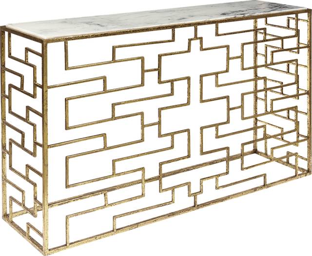 Stenhill Gold Sofa Table - Thumbnail - Image 1