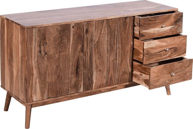 Stenlay Brown Credenza - Thumbnail - Image 3