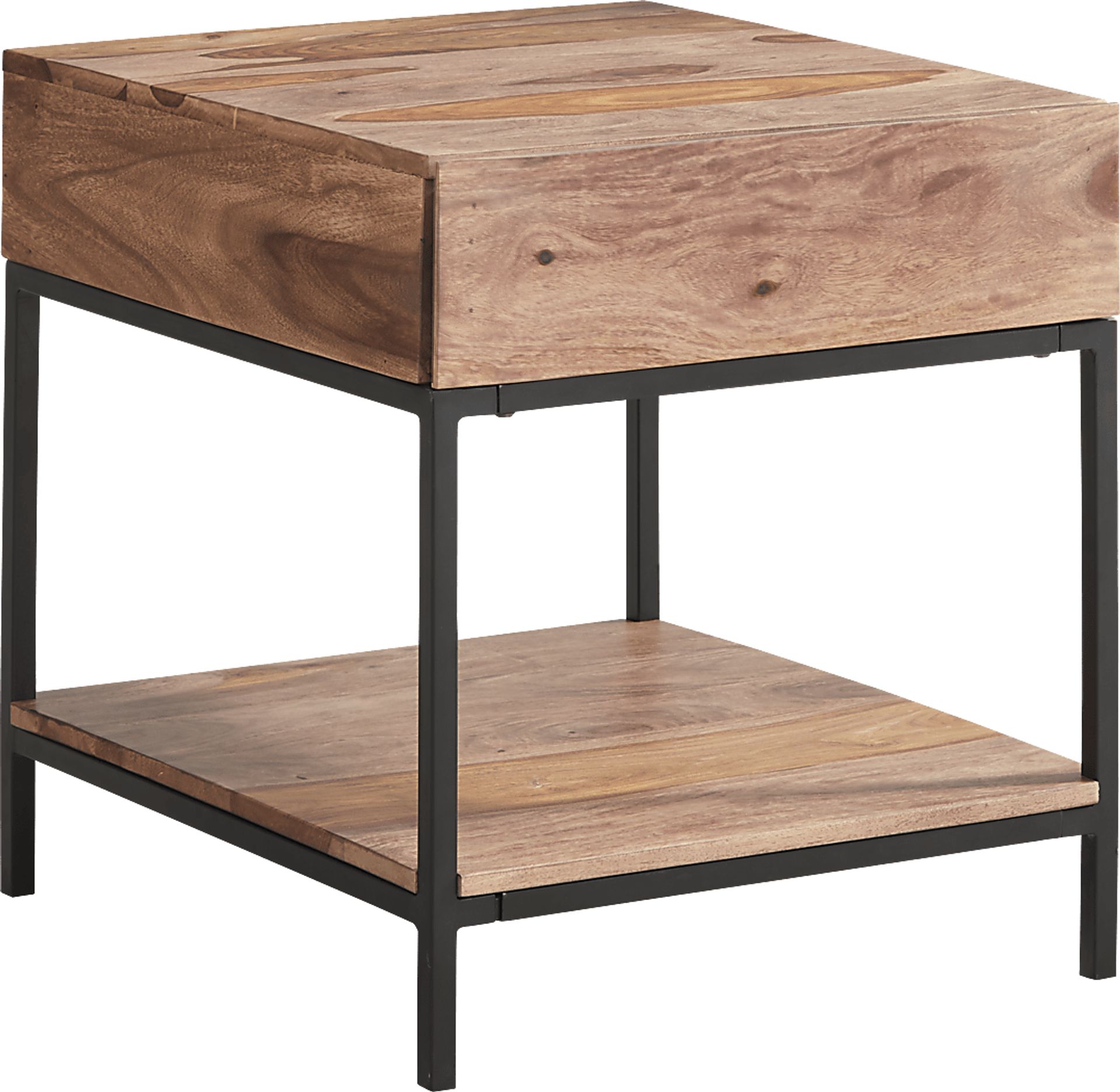 Stenlay Brown Dark Wood End Table | Rooms to Go