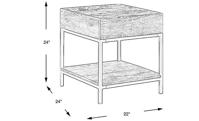 Dimension Image. Please refer to the Dimension Tab on this page for dimension details.