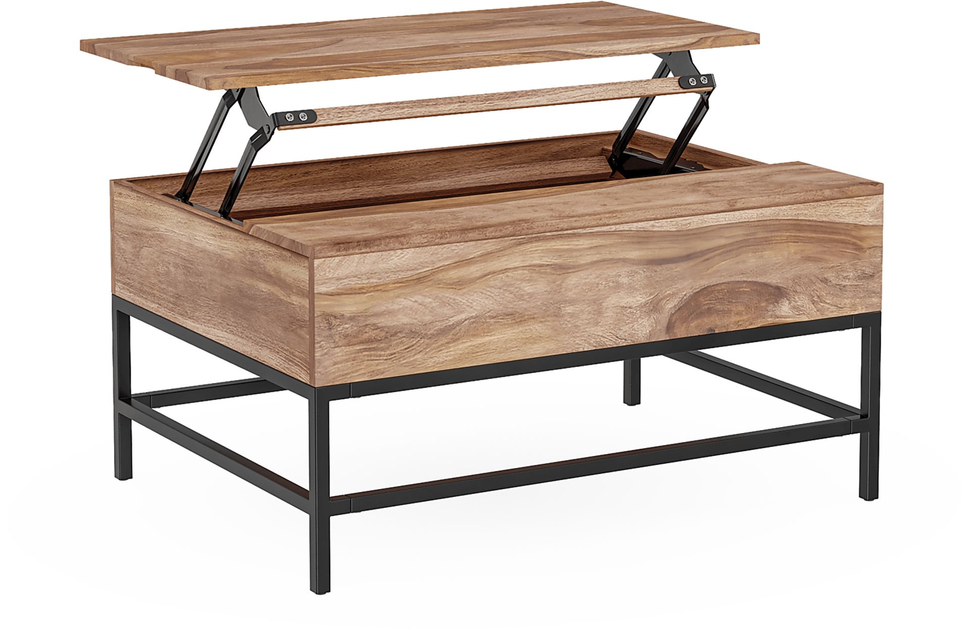 Stenlay Brown Lift-Top Cocktail Table - Image 2