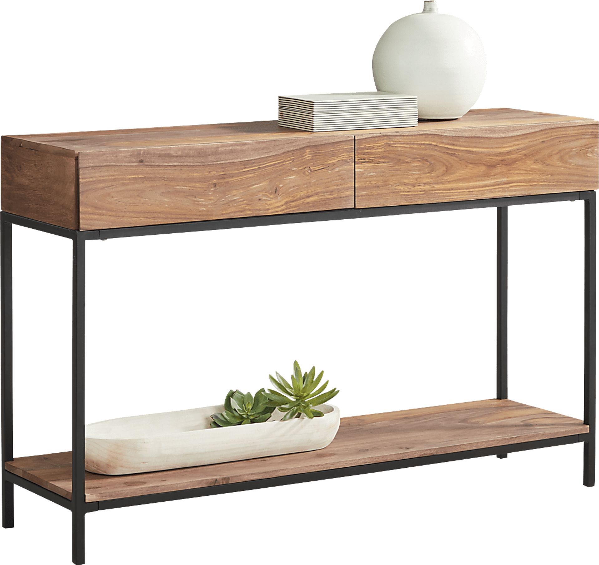 Stenlay Brown Sofa Table - Image 2