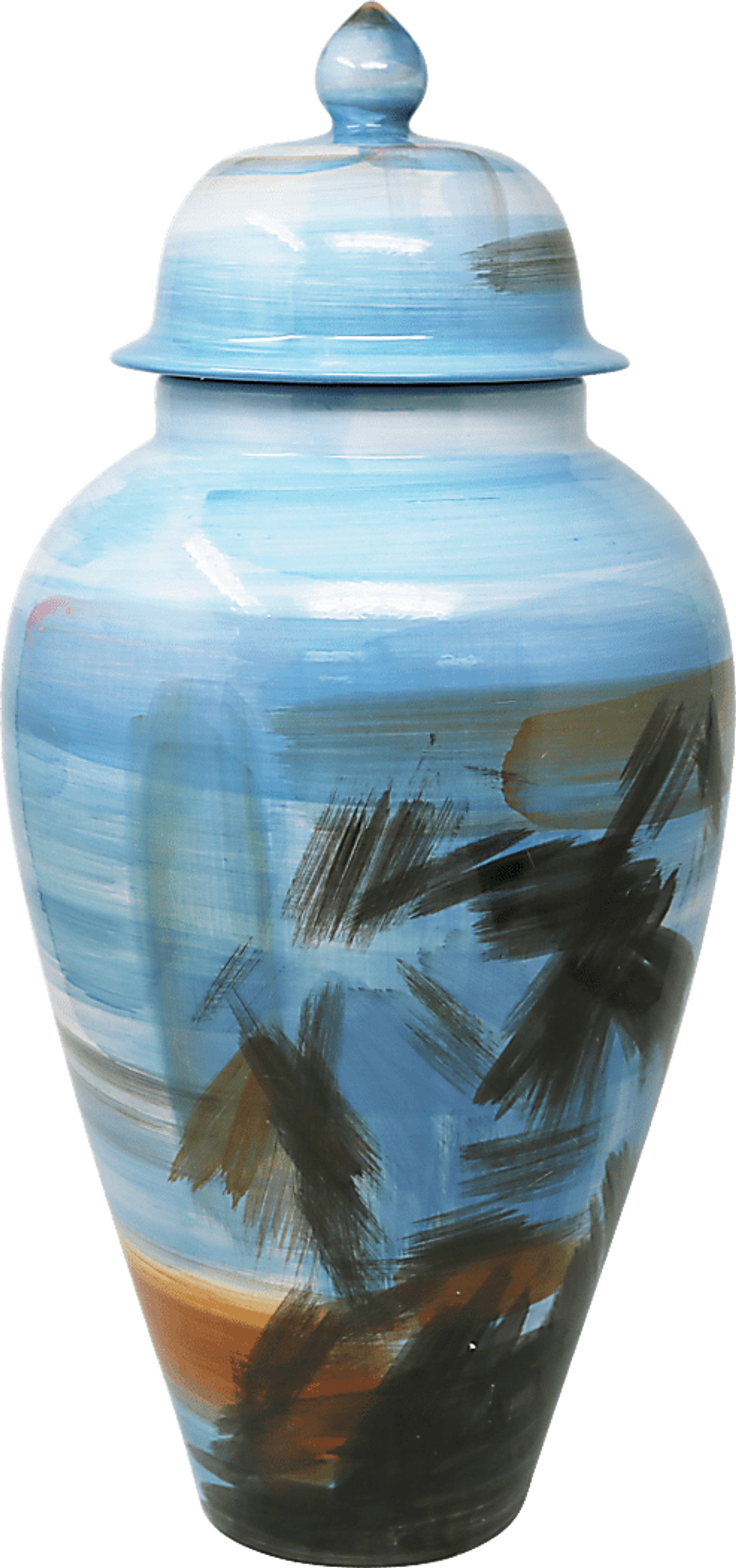 Stenton Blue Large Jar - Image 1