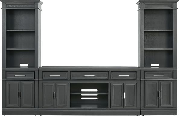 Stephenson Dark Gray 3 Pc Wall Unit with 70 in. Console