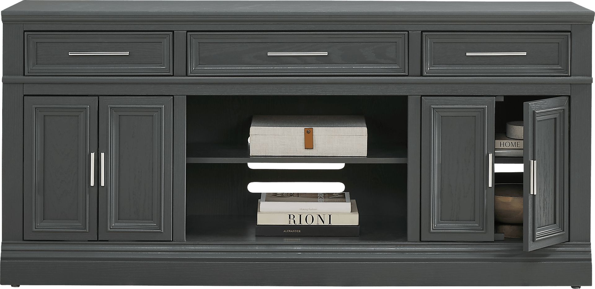 Stephenson Dark Gray 70" Console - Image 2