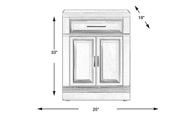 Dimension Image. Please refer to the Dimension Tab on this page for dimension details.