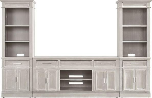 Stephenson Light Gray 3 Pc Wall Unit with 70 in. Console